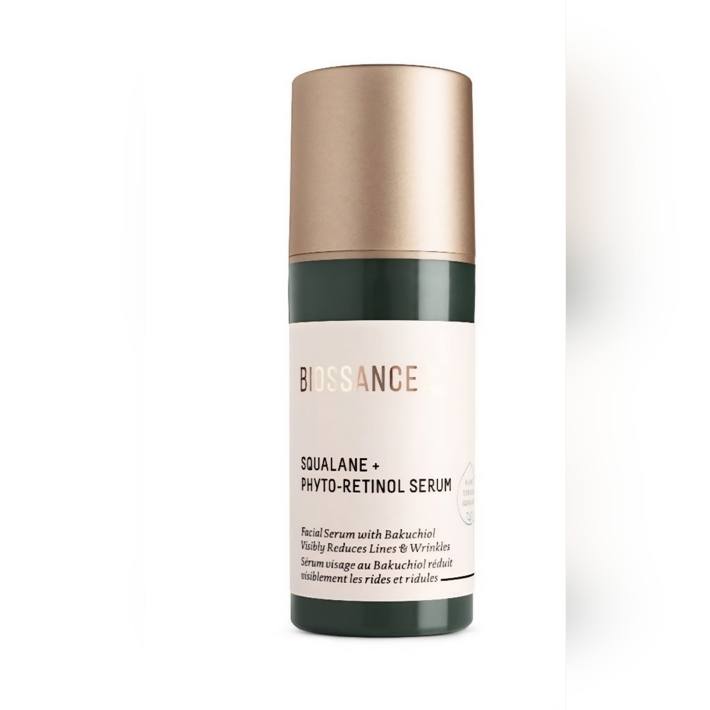 Biossance Squalane + Phyto-Retinol Serum - Green and Gold